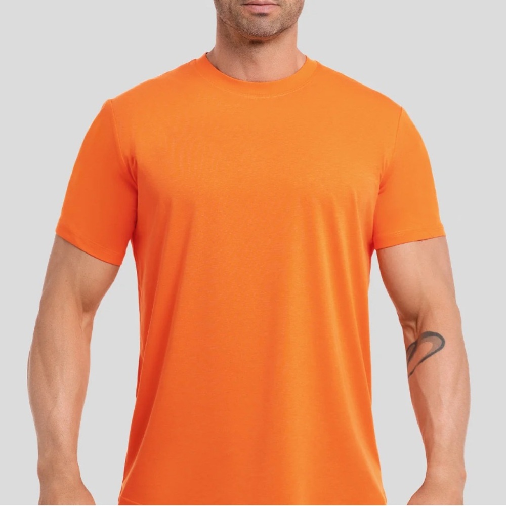Nordic Track Men’s Orange Short SleeveTee size M